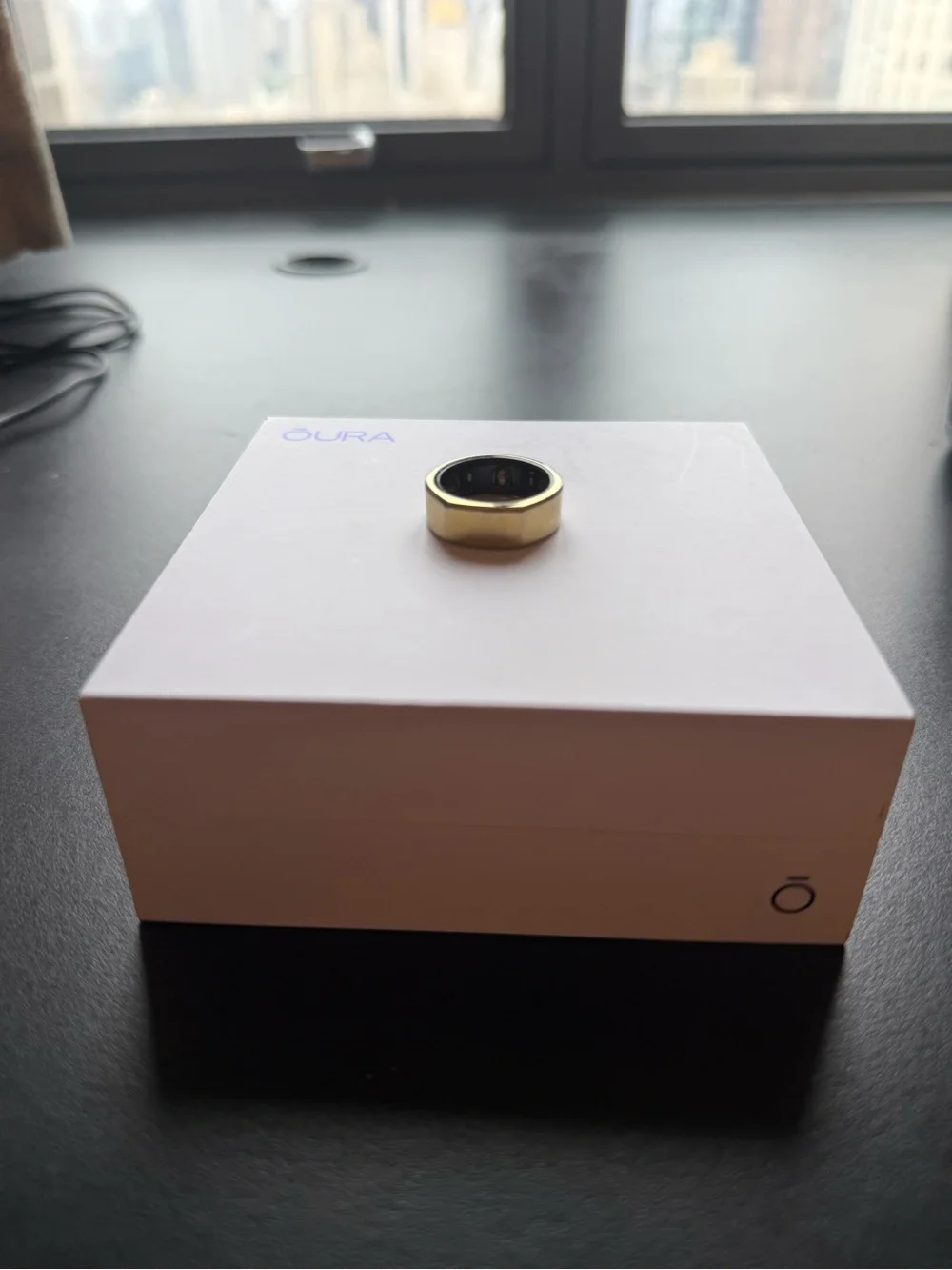 Oura Gen3 Heritage Gold Size 9 with Box and Charger